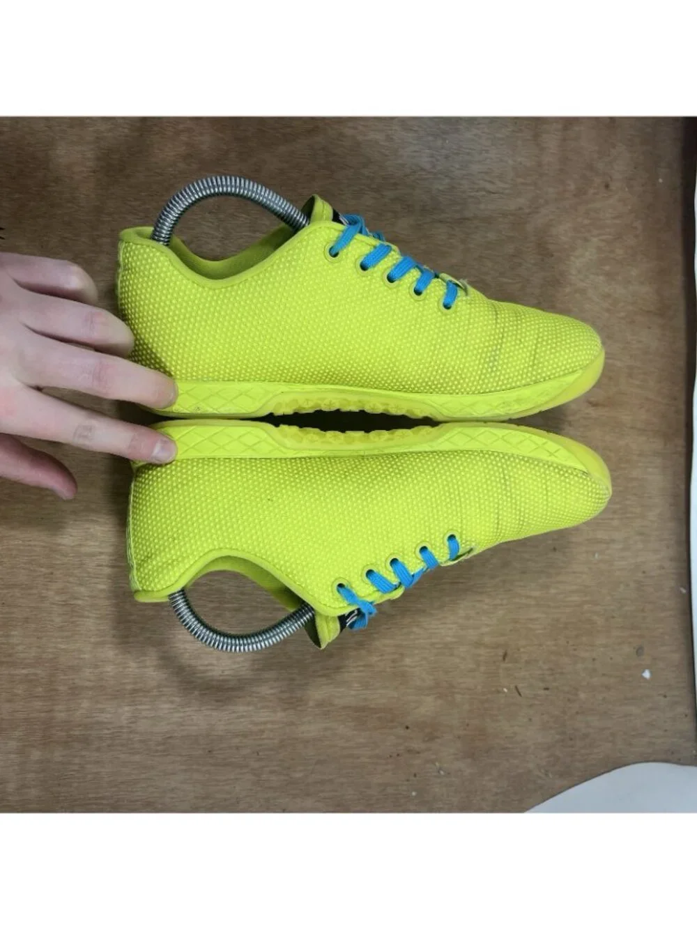 NO BULL Women Size 9 Neon Green SuperFabric Trainers Running Shoes